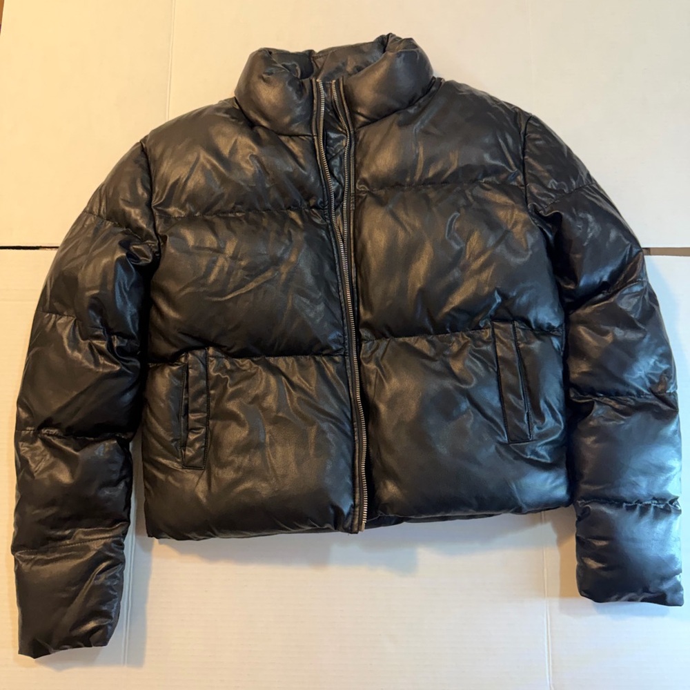 12th Tribe Midnight Black Puffer Jacket
